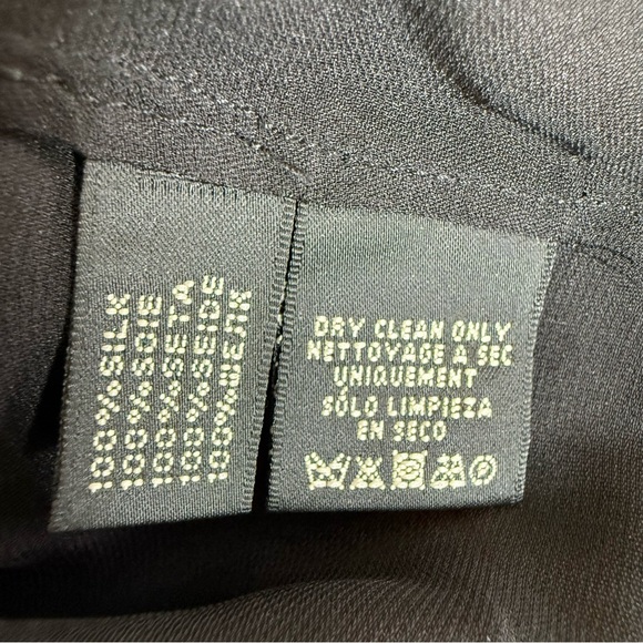 New Ralph Lauren black label Silk black top halter neck rufle sleeveless - Picture 9 of 10